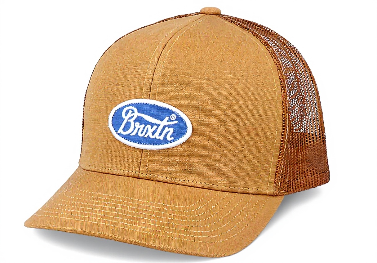 Brixton Parsons mesh cap in rame su sfondo neutro