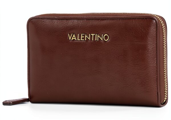 Valentino Brixton Zip Around Wallet Donna Portafoglio Cipria