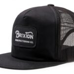 Brixton Berretto Donna Nero Mesh Snapback Vintage Cotone-0