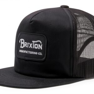Brixton Berretto Donna Nero Mesh Snapback Vintage Cotone-0