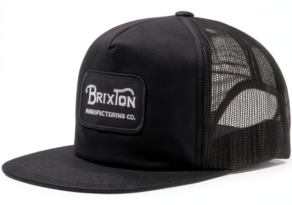 Brixton Berretto Donna Nero Mesh Snapback Vintage Cotone-0