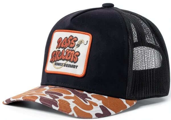 Brixton Cappello Nero Unisex Streetwear Cotone Snapback