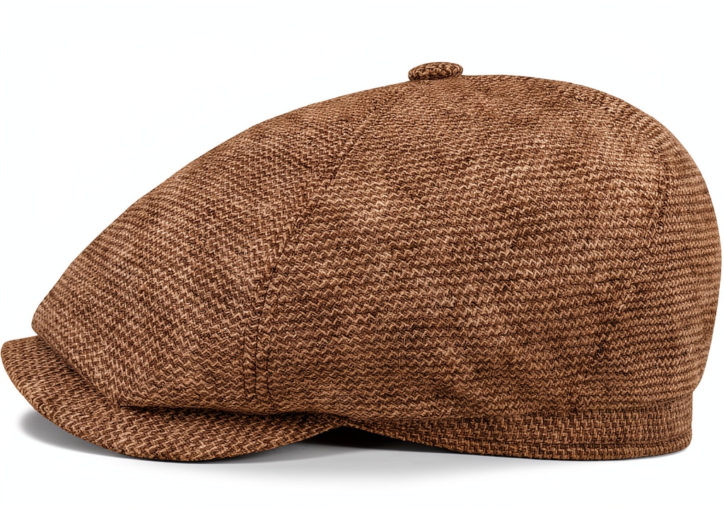 Stetson Coppola cappello piatto in lana su sfondo neutro