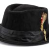 Cappello a tesa larga Nero L accessorio moda stile casual-0