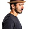 Cappello Fedora Brixton lana feltro tesa larga unisex-4