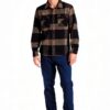 Camicia Uomo Brixton Stampa Personalizzata Vestibilità-3
