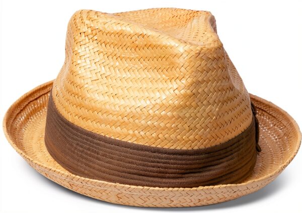 Fedora Brixton paglia fascia metallo unisex adulto-0