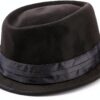 Cappello a tesa larga Nero L accessorio moda stile casual-1