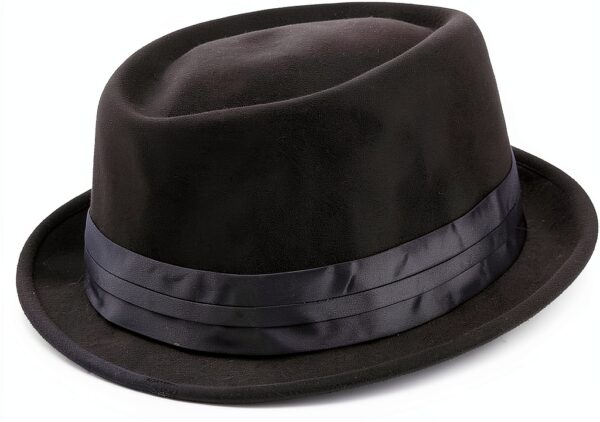 Cappello a tesa larga Nero L accessorio moda stile casual-1