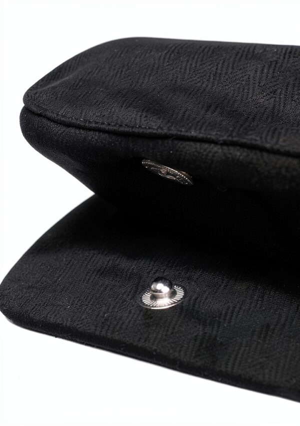 Berretto Newsboy Brixton Nero Twill a spina di pesce unisex-7
