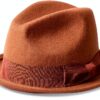 Cappello Fedora Brixton lana feltro tesa larga unisex-0
