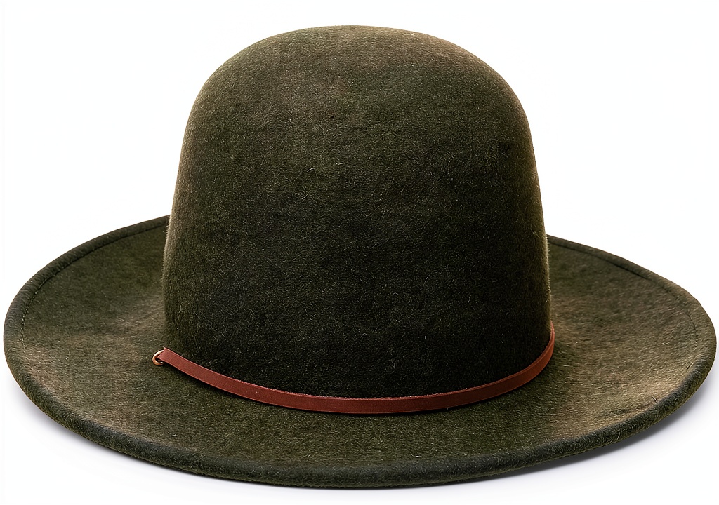 Cappello Brixton in feltro di lana indossato in un contesto urbano