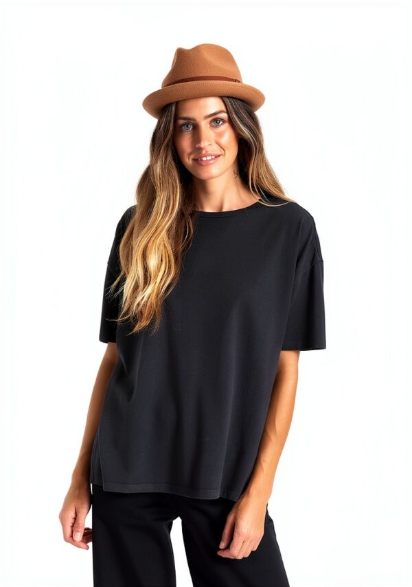 Cappello Fedora Brixton lana feltro tesa larga unisex-6
