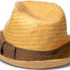 Fedora Brixton paglia fascia metallo unisex adulto-1