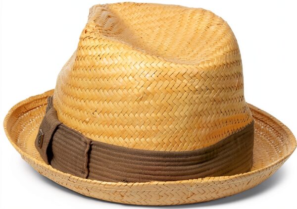 Fedora Brixton paglia fascia metallo unisex adulto-1