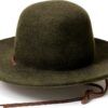 Cappello Brixton feltro lana unisex adulto nero verde-1