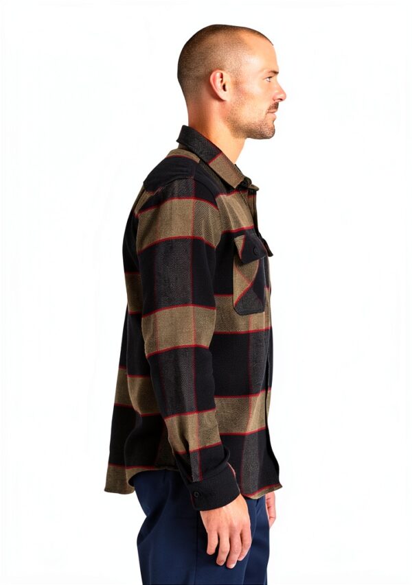 Camicia Uomo Brixton Stampa Personalizzata Vestibilità-4