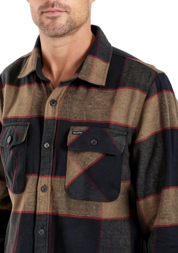 Camicia Uomo Brixton Stampa Personalizzata Vestibilità-2