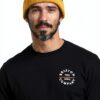 Berretto Becket Brixton acrilico senape unisex-1