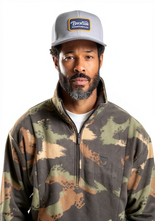 cappello da camionista Brixton in cotone snapback-2