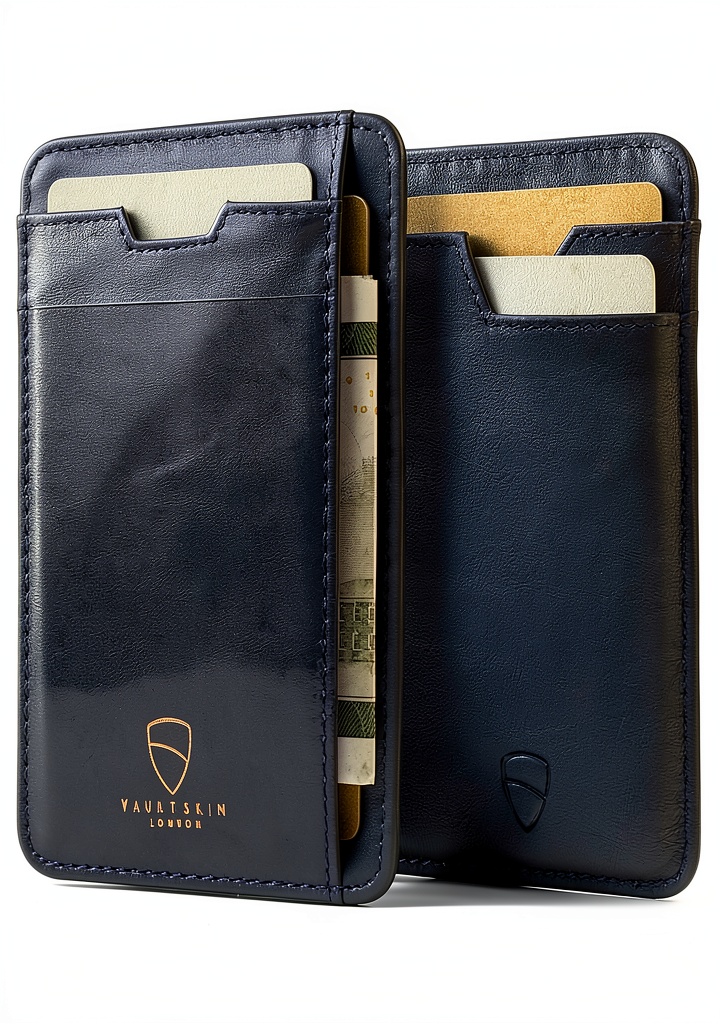 Portafoglio Vaultskin BRIXTON con pelle premium