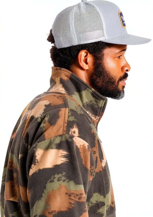 cappello da camionista Brixton in cotone snapback-3