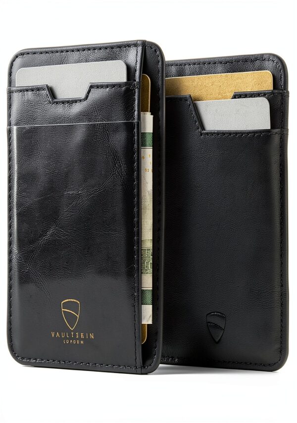 Porta carte Vaultskin BRIXTON Pelle Premium Unisex-0