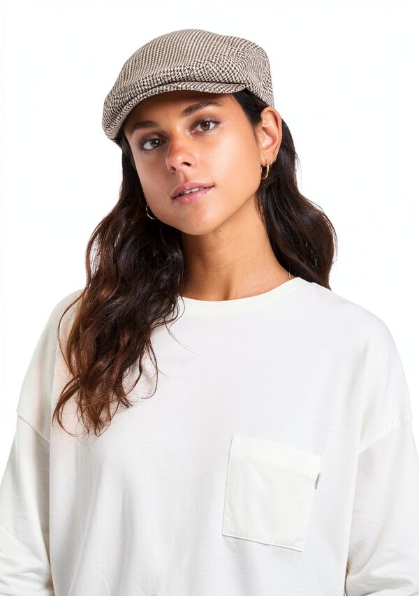 Brixton Berretto Kenmore Snap Unisex Marrone Chiaro Taglia Unica-4