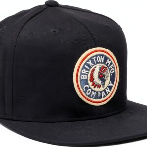 Brixton Felpa Unisex Nero Taglia Unica 80% Acrilico 20% Cotone-0