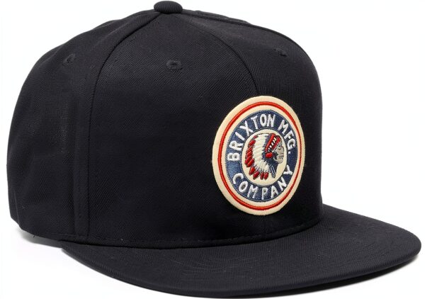 Brixton Felpa Unisex Nero Taglia Unica 80% Acrilico 20% Cotone-0