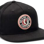 Brixton Maglietta Unisex Nero 00267 Taglia Unica Acrilico Cotone-0