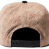 Brixton Snapback Pledge Cappellino da Baseball Unisex Grigio Chiaro-1