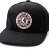 Brixton Maglietta Unisex Nero 00267 Taglia Unica Acrilico Cotone-2