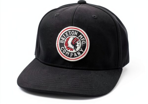 Brixton Maglietta Unisex Nero 00267 Taglia Unica Acrilico Cotone-2