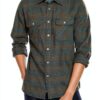 Camicetta uomo BRIXTON colletto button-down nero/carbone, vestibilità-2