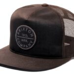 Cappellino snapback Brixton uomo - acrilico e lana, colore grigio-0