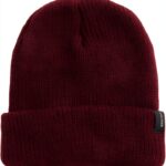 Brixton Heist Beanie Unisex Vino Taglia Unica Cappello in Maglia Calda-0