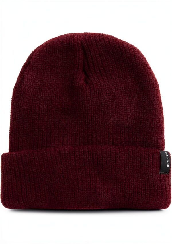 Brixton Heist Beanie Unisex Vino Taglia Unica Cappello in Maglia Calda-0