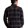 Brixton Camicia Uomo Nero Carbone Botton-down Vestibilità XXL-2