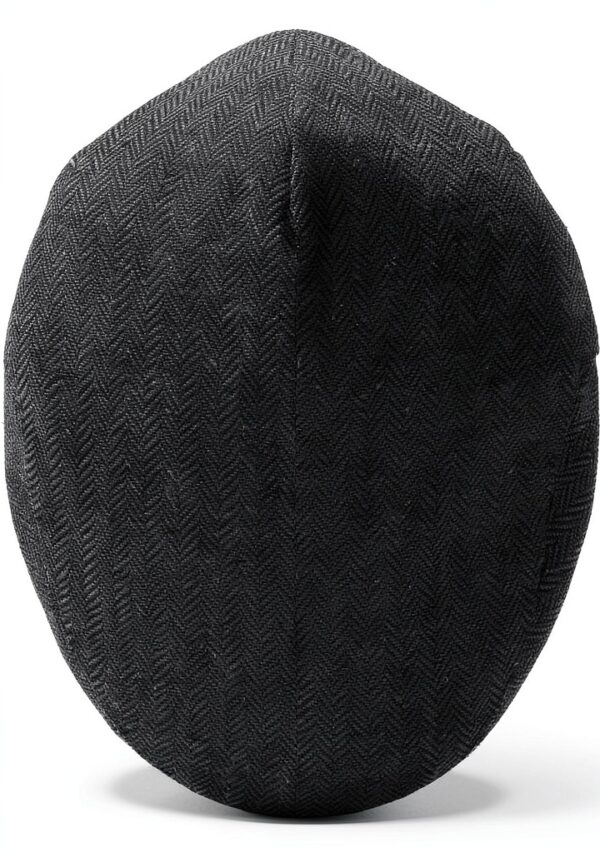 Berretto Newsboy Brixton Nero con tesa a scatto e fodera-2