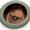 cappello pork pie Brixton in lana nero e verde, modello STOUT-2