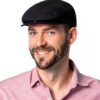 Cappello Unisex Brixton in Cotone con Visiera Dritta Marrone/Kaki-2