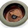 cappello pork pie Brixton in lana nero e verde, modello STOUT-4