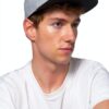 Brixton Snapback Pledge Cappellino da Baseball Unisex Grigio Chiaro-2