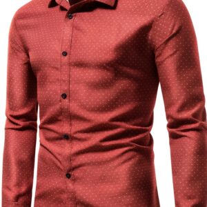 Camicia elegante da uomo a maniche lunghe nero taglia S-0