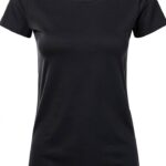 T-shirt donna Build Your Brand BY086 casual nero XS-5XL-0