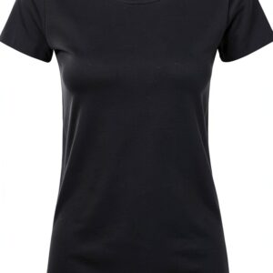 T-shirt donna Build Your Brand BY086 casual nero XS-5XL-0
