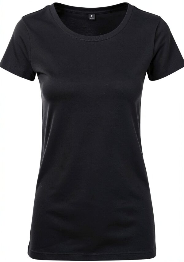 T-shirt donna Build Your Brand BY086 casual nero XS-5XL-0