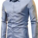 Camicia elegante da uomo Slim Fit, maniche lunghe, colore a scelta-0
