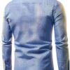 Camicia elegante da uomo Slim Fit, maniche lunghe, colore a scelta-1